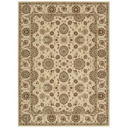 NOURISON Persian Crown Area Rug Collection Ivory 7 Ft 10 In. X 10 Ft 6 In. Rectangle 99446178657